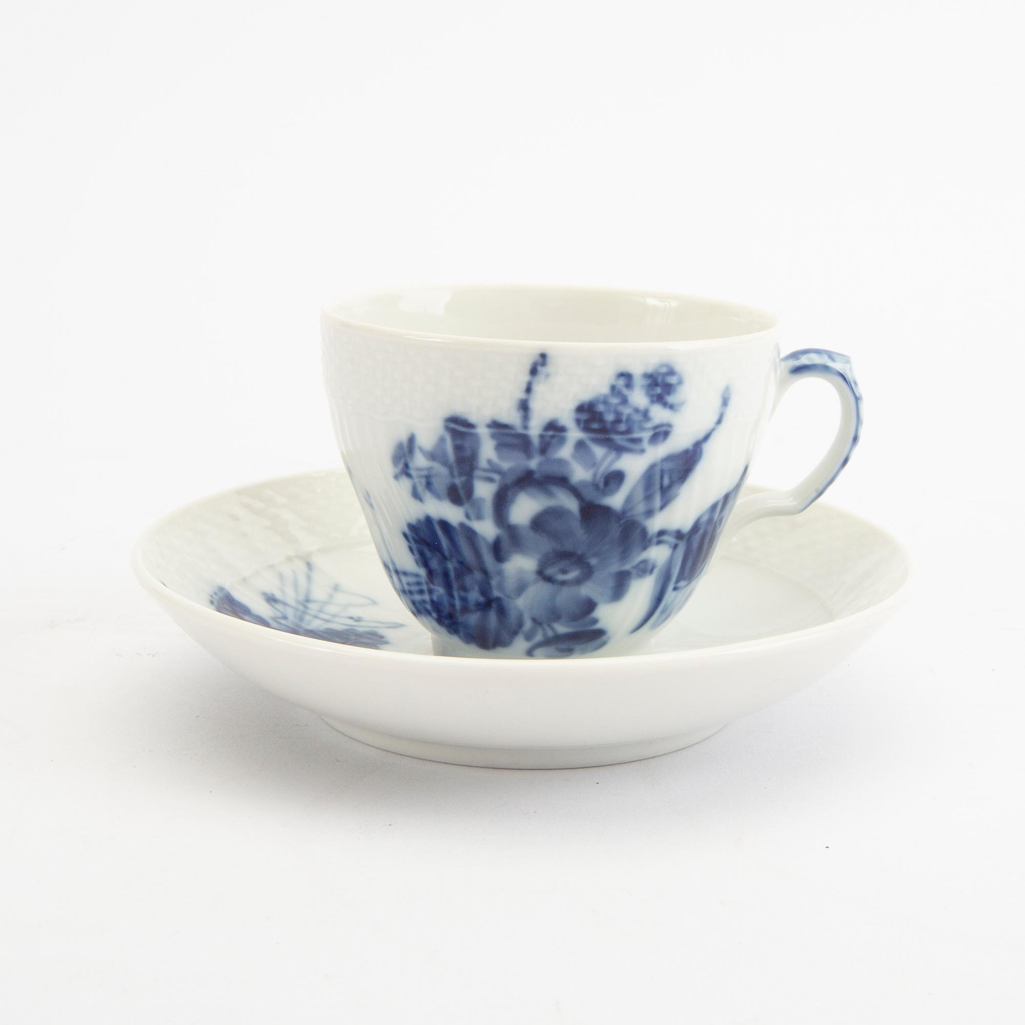 Servis 26 dlr "Blå blomst" Royal Copenhagen Danmark porslin.