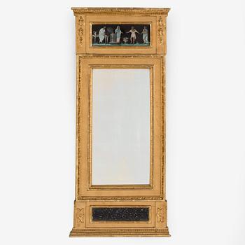 A late gustavian mirror from around year 1800.