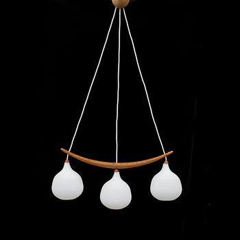 TAKLAMPA, Uno & Östen Kristiansson, Luxus, Vittsjö, 1950/60-tal. Höjd 108 cm.