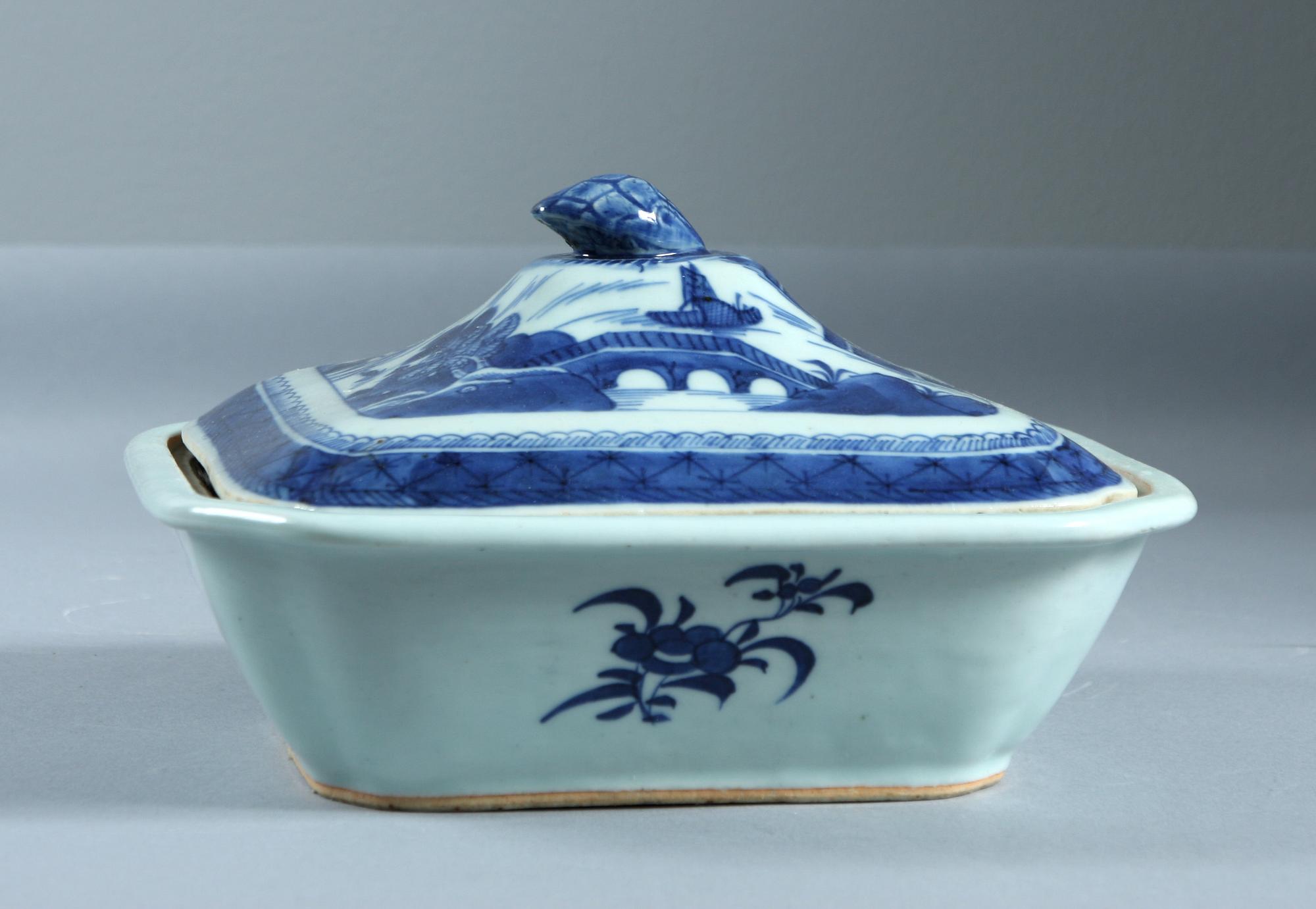PARTI PORSLIN, 3 delar, Kina 17-1800-tal.