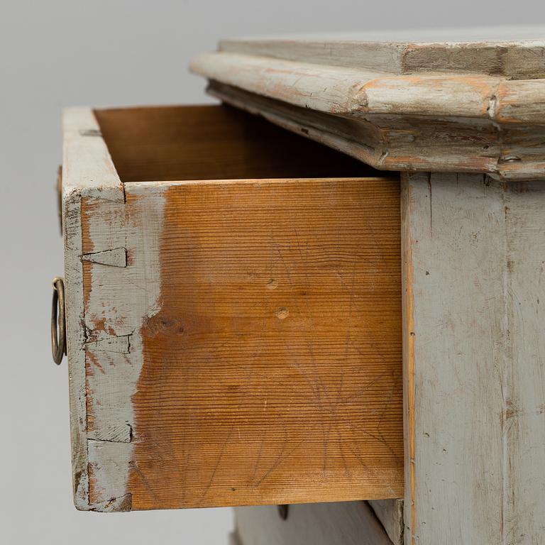 A second half of the 19th century painted chest of drawers.