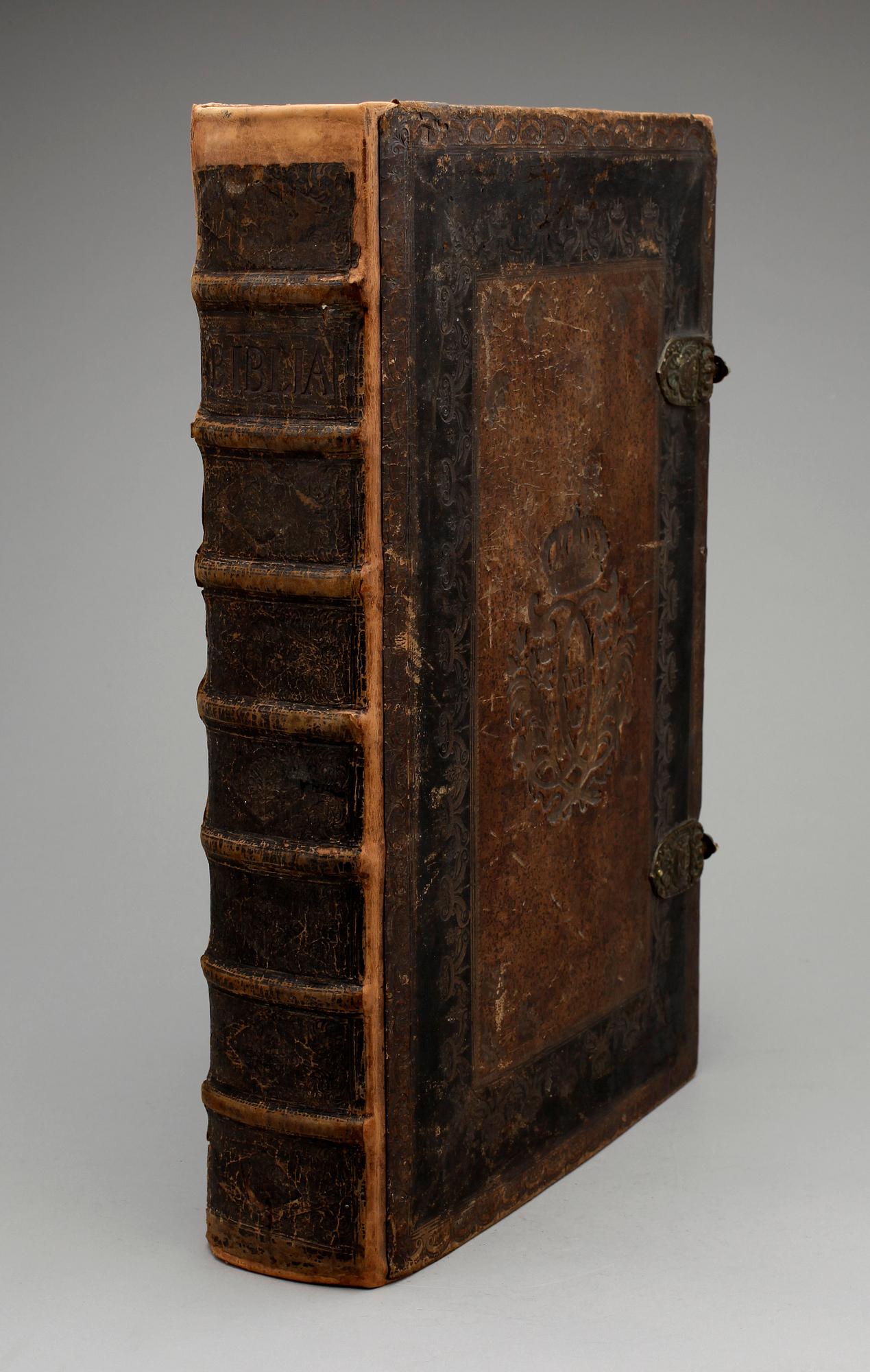 KONUNG KARL XII:S BIBEL, "Thet är all then Heliga Skrift på Swensko...", Stockholm 1703.