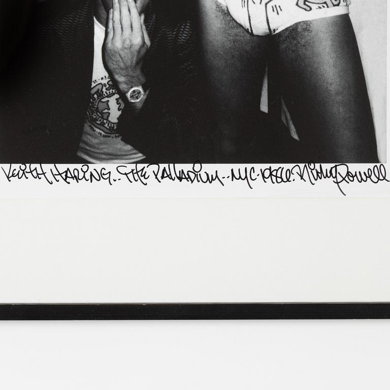 Ricky Powell, "Keith Haring The Palladium NYC 1986".