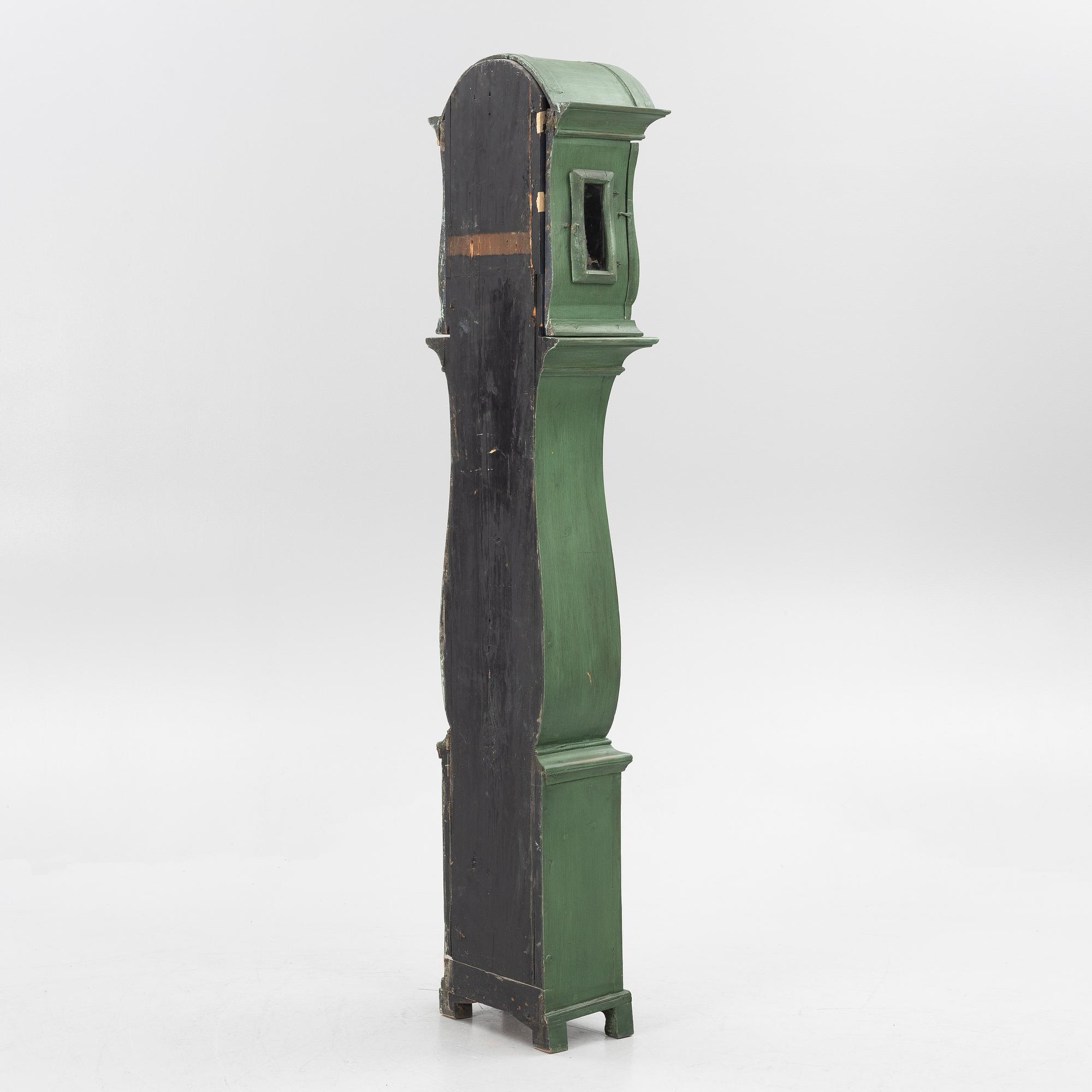 Grandfather clock, late Baroque, 18th century.