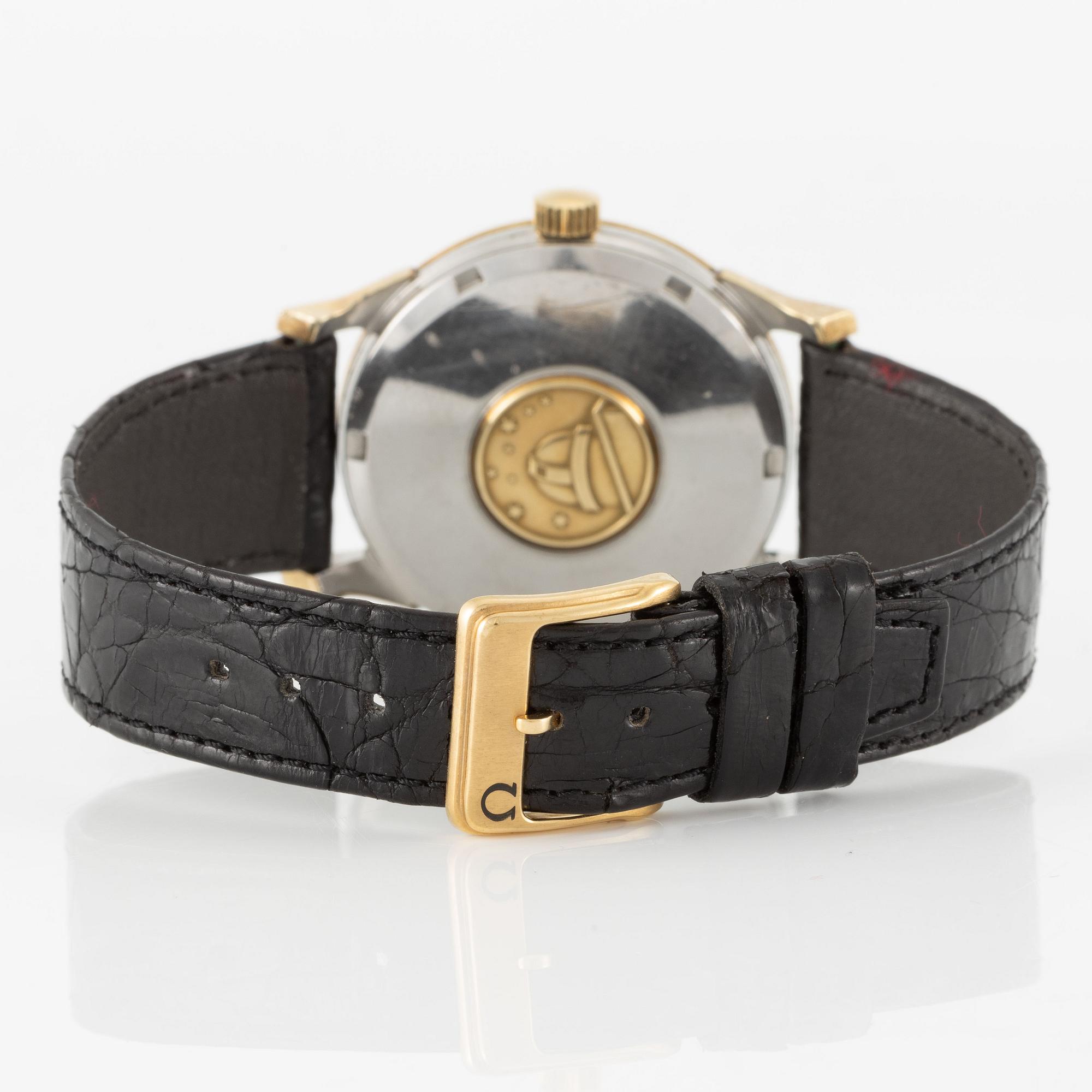 Omega, Constellation, Chronometer, "Pie-Pan", wristwatch, 34 mm.