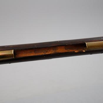A Swedish flintlock rifle 1788 pattern.