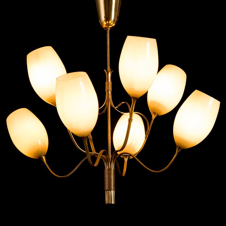 A mid-20th century pendant lamp model 9007/8 for Idman, Finland.