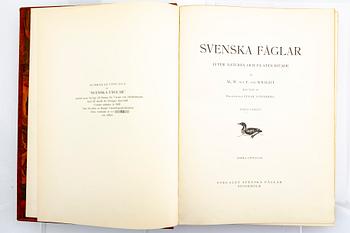 The von Wright brothers, three volumes "Svenska Fåglar", Börtzells tryckeri AB, Stockholm 1927-1929.