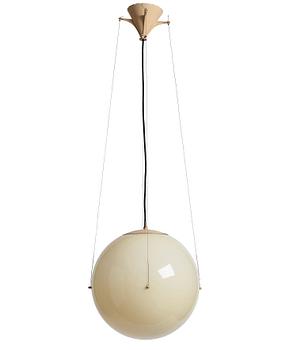 Gunnar Asplund, attributed to, a ceiling lamp, reportedly with provenance architect John Elisasson (an Asplund assistant), 1930s.