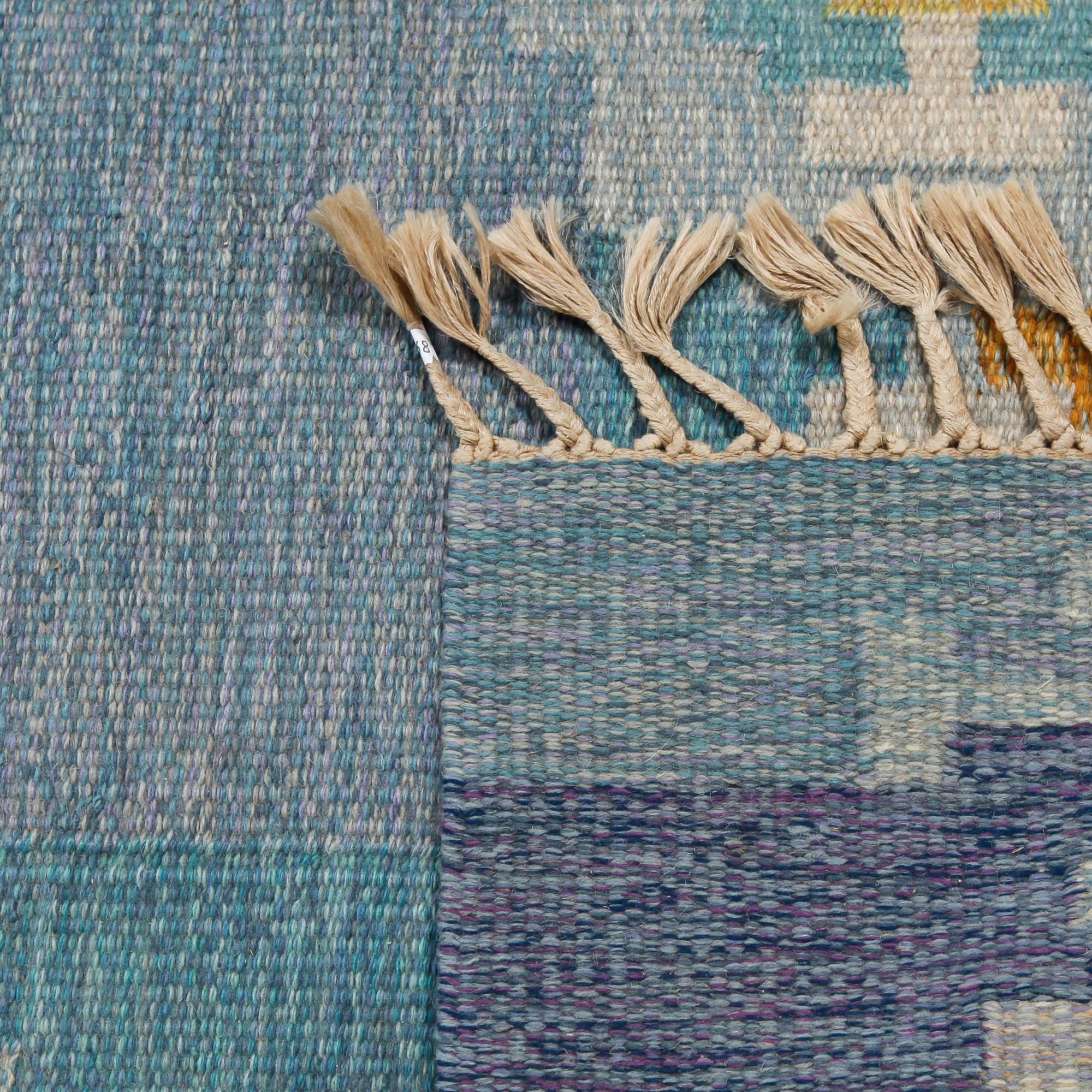 MATTA, rölakan, Ingegerd Silow, 230x169 cm, monogramsignerad, 1900-talets andra hälft.