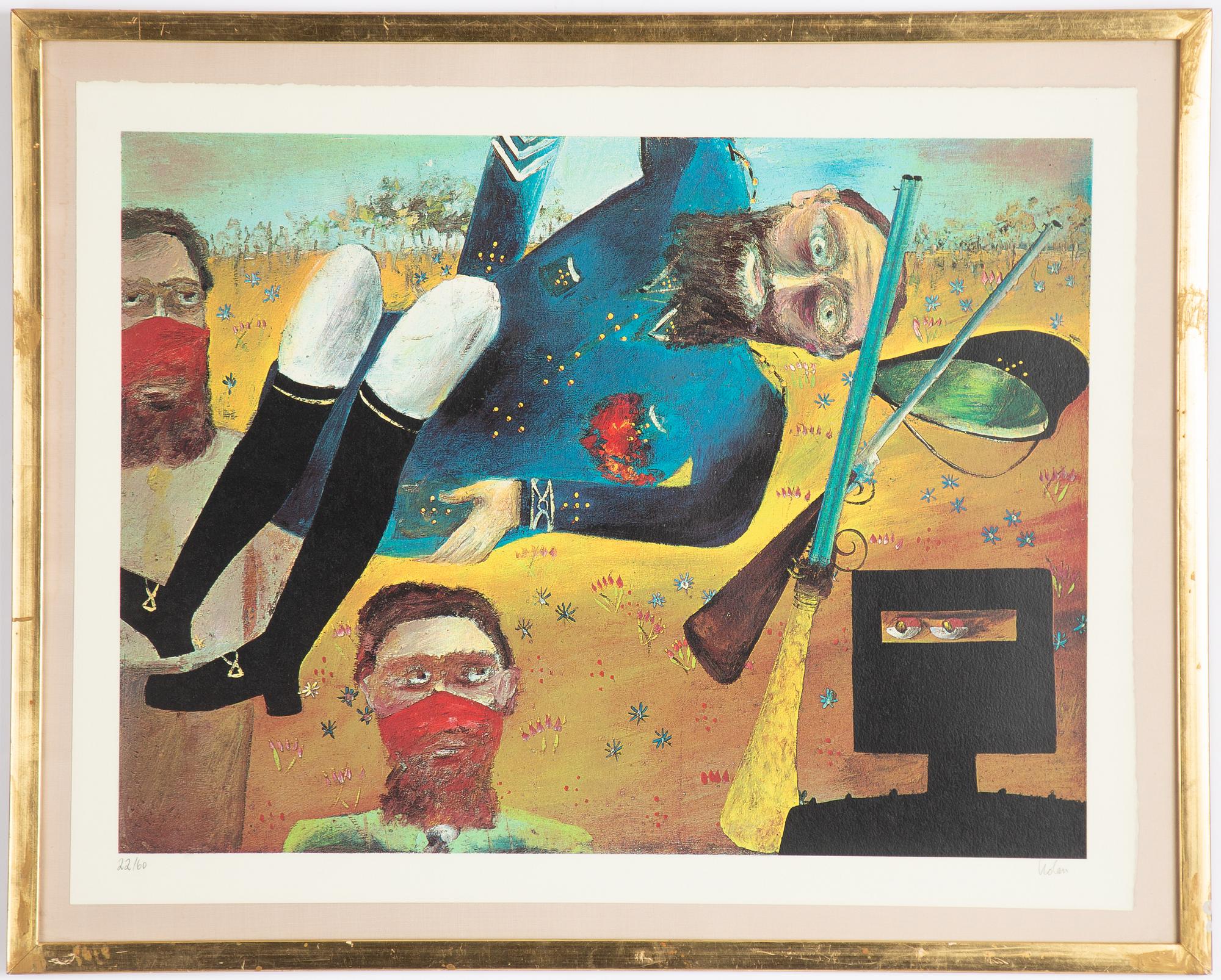 Sidney Nolan, "Death of Sergeant Kennedy".
