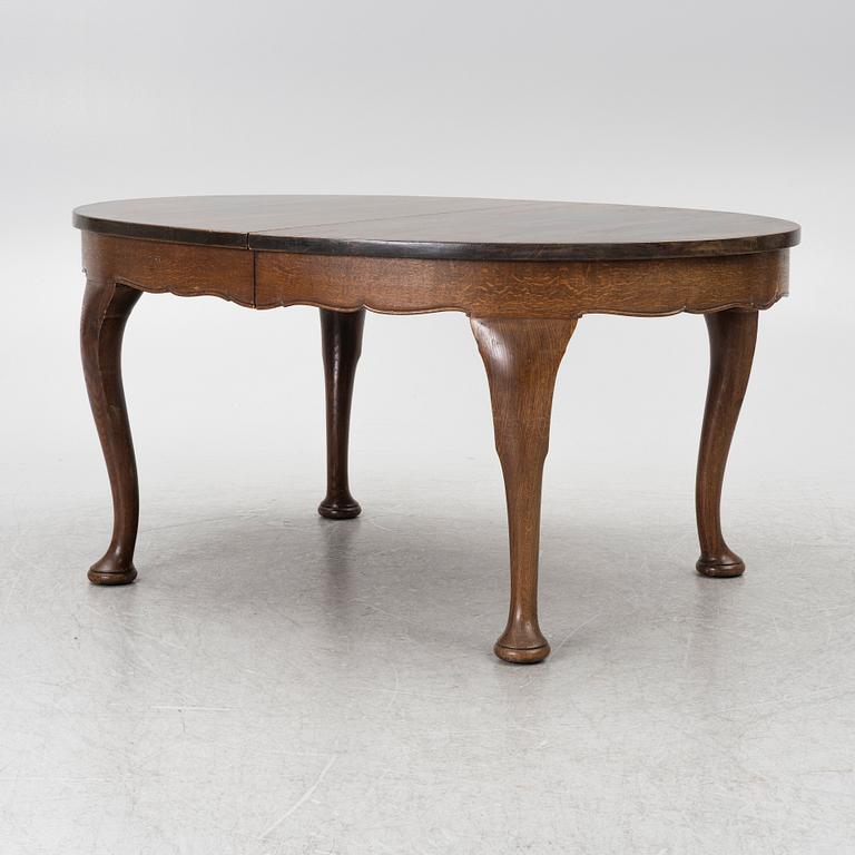 A Roccoco style dining table, Nordiska Kompaniet, 1917.