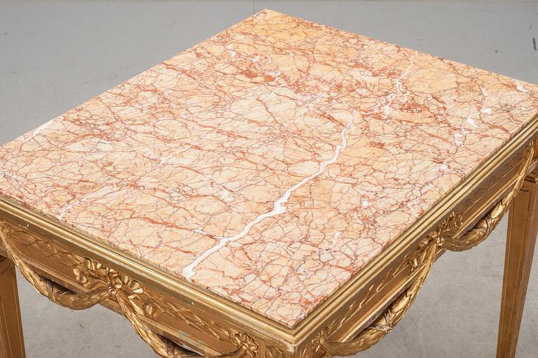 BORD, gustaviansk stil, 1900-tal. C E Johansson, Hornsgatan 32, Stockholm.