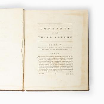 Two volumes of Cooks travels, with 37 engraved plates + maps and charts.