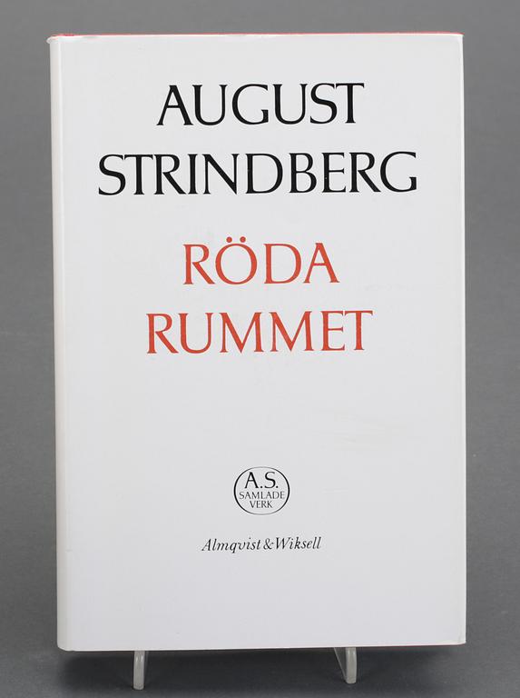 BOKVERK, 36 st, August Strindbergs samlade verk, Nationalupplagan, Almqvist & Wiksell, Stockholm 1981, andra upplagan.