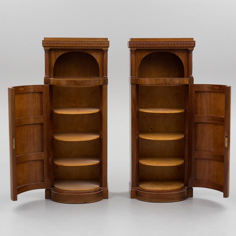 A pair of early 20th century cabinets.