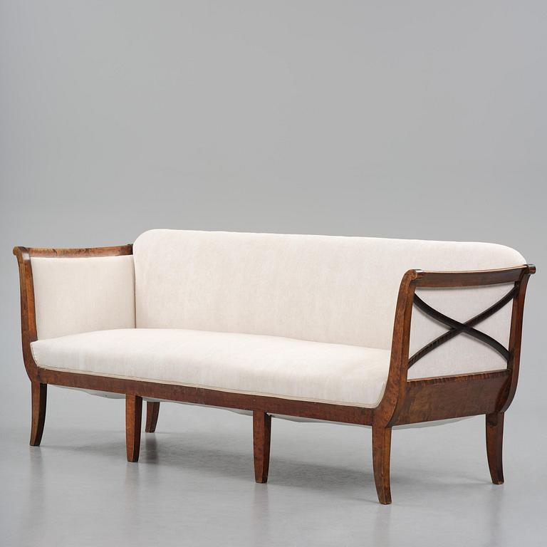 Carl Malmsten, soffa, Swedish Grace, Svenska Möbelfabrikerna, Bodafors, 1920-tal.