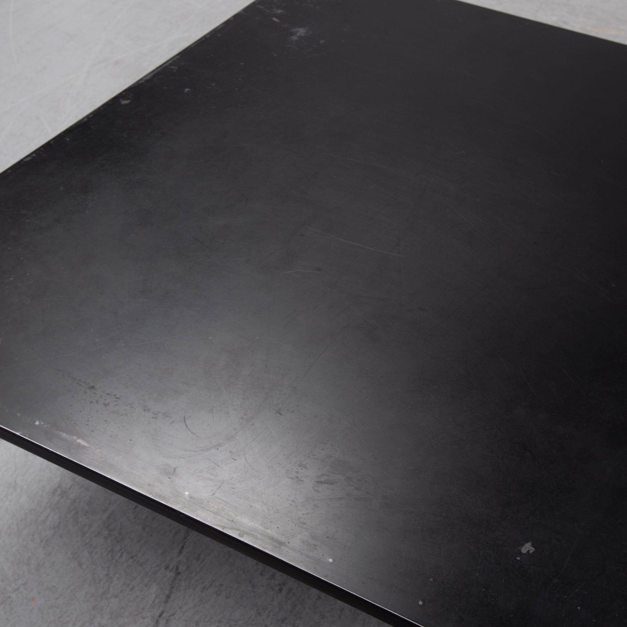 A steel coffee table, 21st Century.