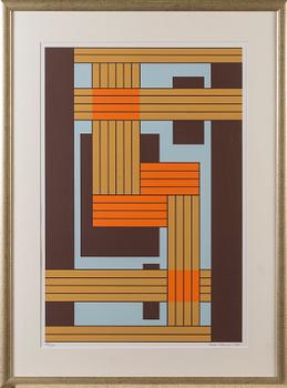 SAM VANNI, serigraph, signed and dated -89, numbered 43/75.