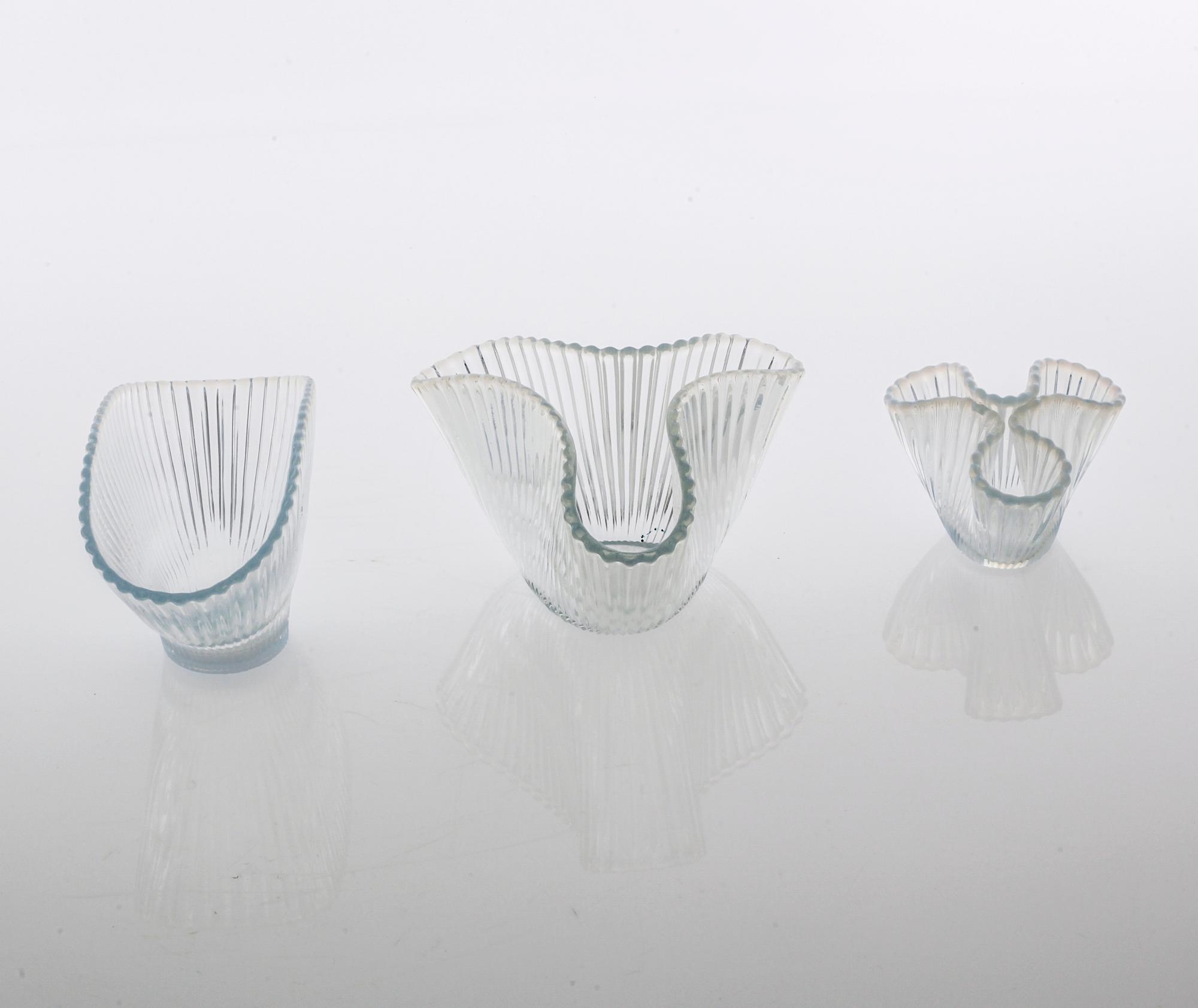 ARTHUR PERCY, 6 delar, glas, "Reffla", Gullaskruf, 1950-tal.