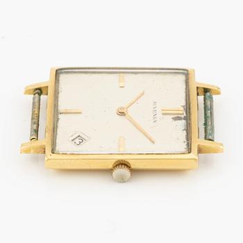 Juvenia, 18K gold, wristwatch, 28 mm.