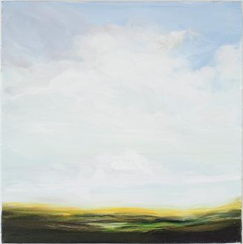 CECILIA HAUPT, olja på duk, signerad á tergo.