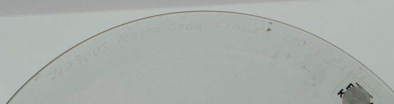 Bertil Vallien, Trophies, 2 pcs, "Head first", limited edition, Kosta Boda.