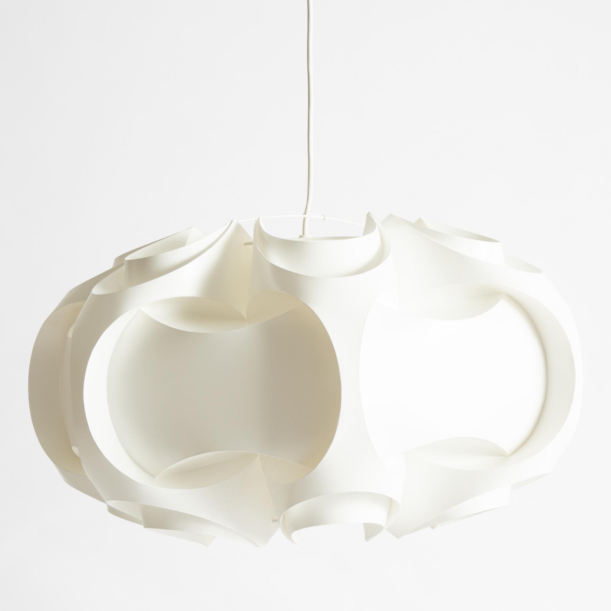 Poul Christiansen, taklampa, modell 171, Le Klint, Danmark.