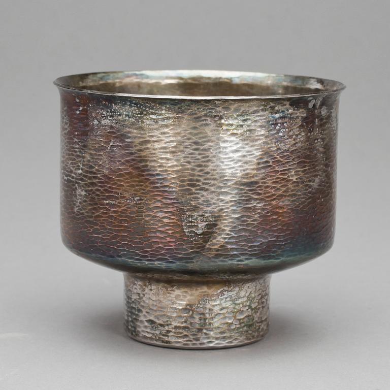 SKÅL, sterlingsilver, Borgila, 1971. Vikt ca 218g.