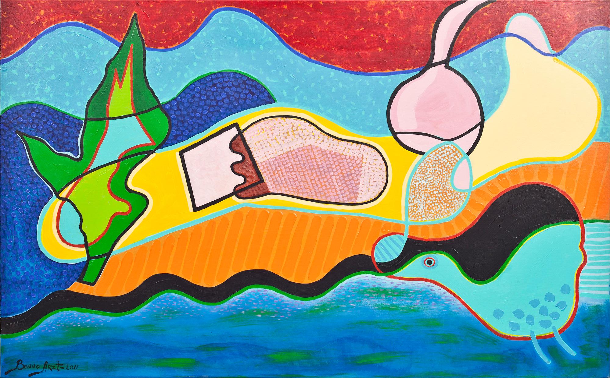 BENNO ARZT, olja på duk, signerad och daterad 2011.