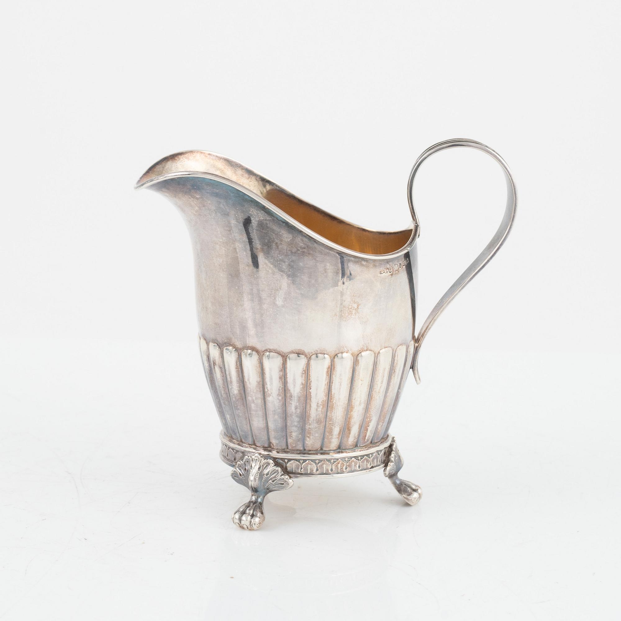 Kaffeservis, 3 delar, silver, gustaviansk stil, GAB, Stockholm, 1916.