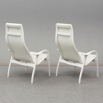 Five 'Lamino' easy chairs by Yngve Ekström from Swedese.