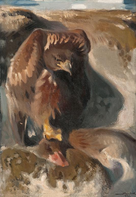 Lennart Segerstråle, "AN EAGLE AND ITS PREY".