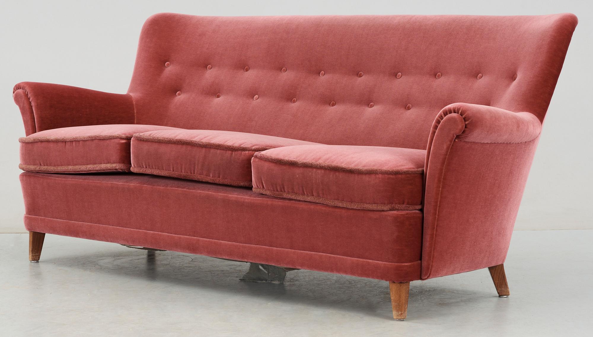 SOFFA, "Hemmakväll", Carl Malmsten, 1900-talets mitt.