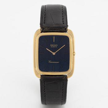 Seiko, Connaisseur, wristwatch, 26,5 x 27 (32) mm.