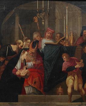OKÄND KONSTNÄR, flamländsk skola, olja på duk, 1700-tal.