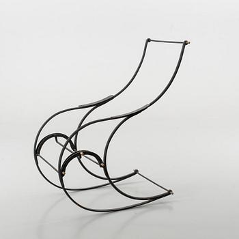 19TH CENTURY ROCKING CHAIR.