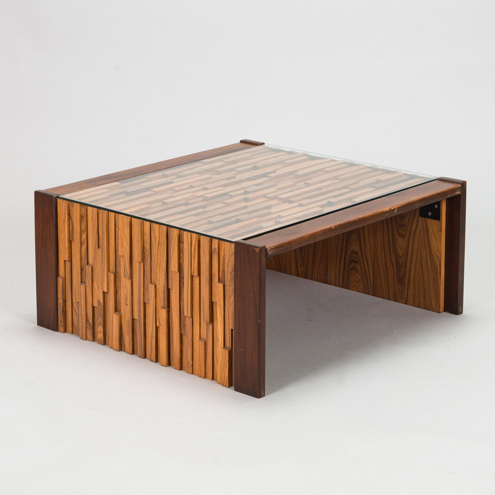 Percival Lafer, a 'Woodstick' coffee table, later half of 20th century.