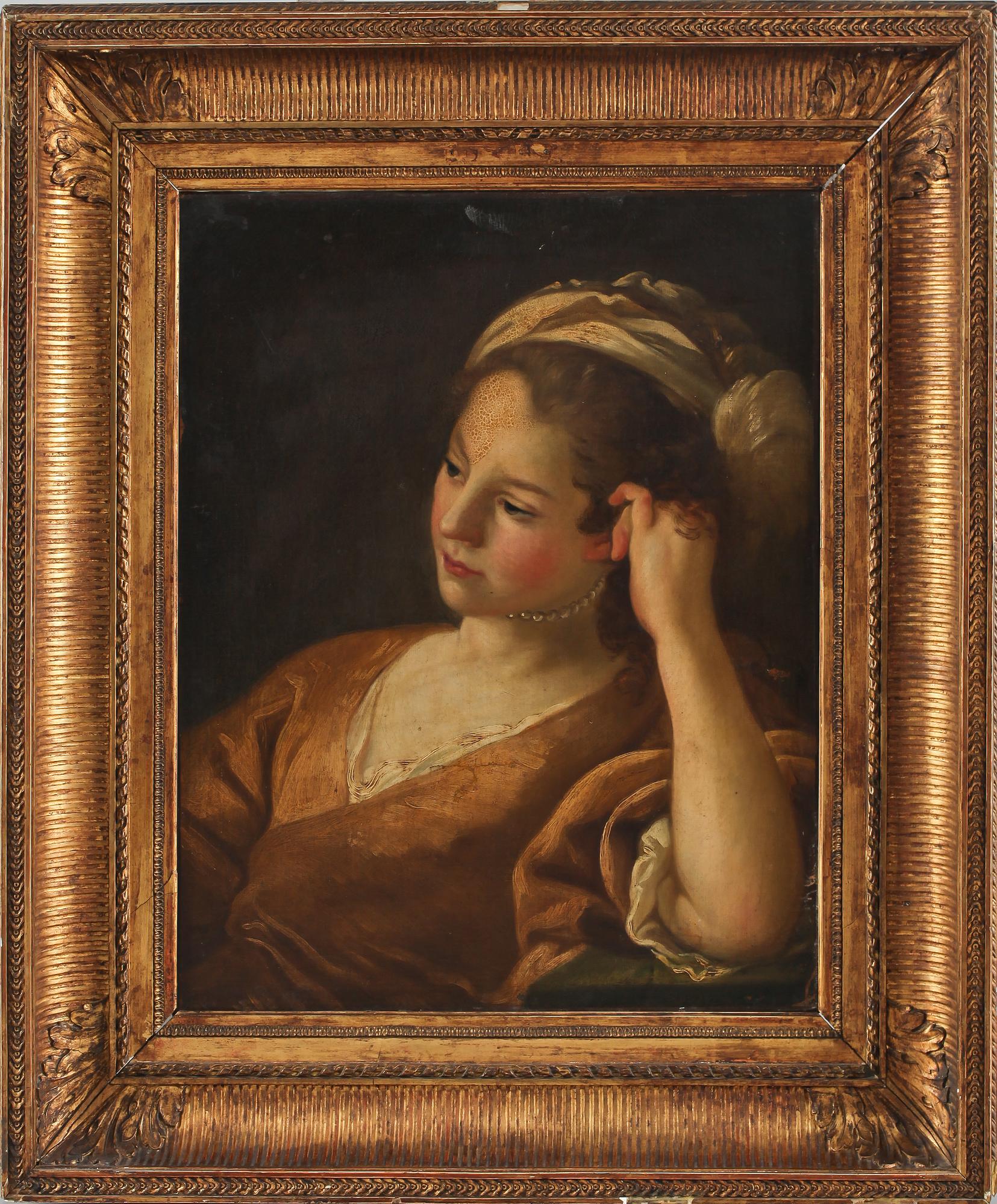 OKÄND KONSTNÄR, olja på duk, 1700-tal.
