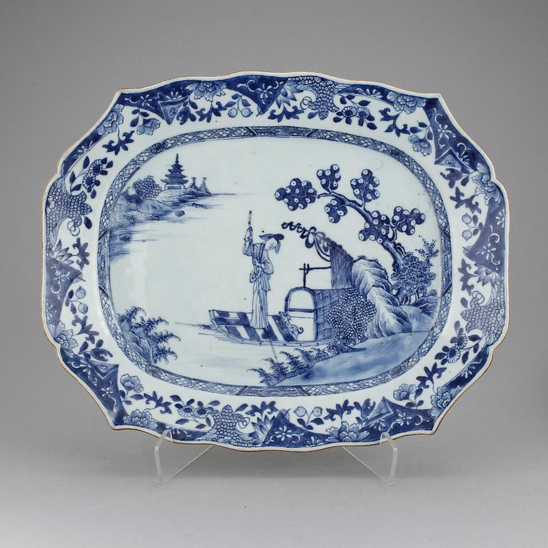 STEKFAT, porslin, Kina, Qianlong, (1736-1795).