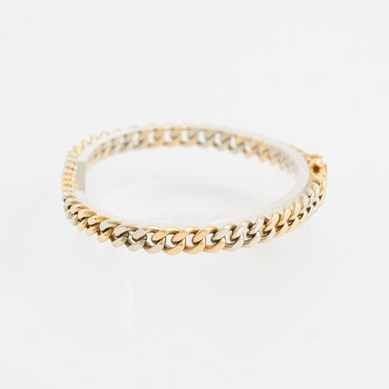 18K two coloured gold bracelet, Balestra.