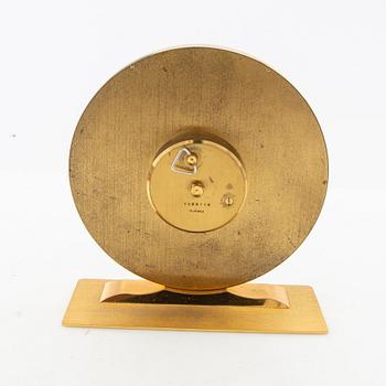 Table clock Imhof Germany second half of the 20th century.