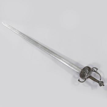 A sword, possible 17th century.