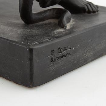 Jens Adolf Jerichau efter skulptur "Panterjägaren".