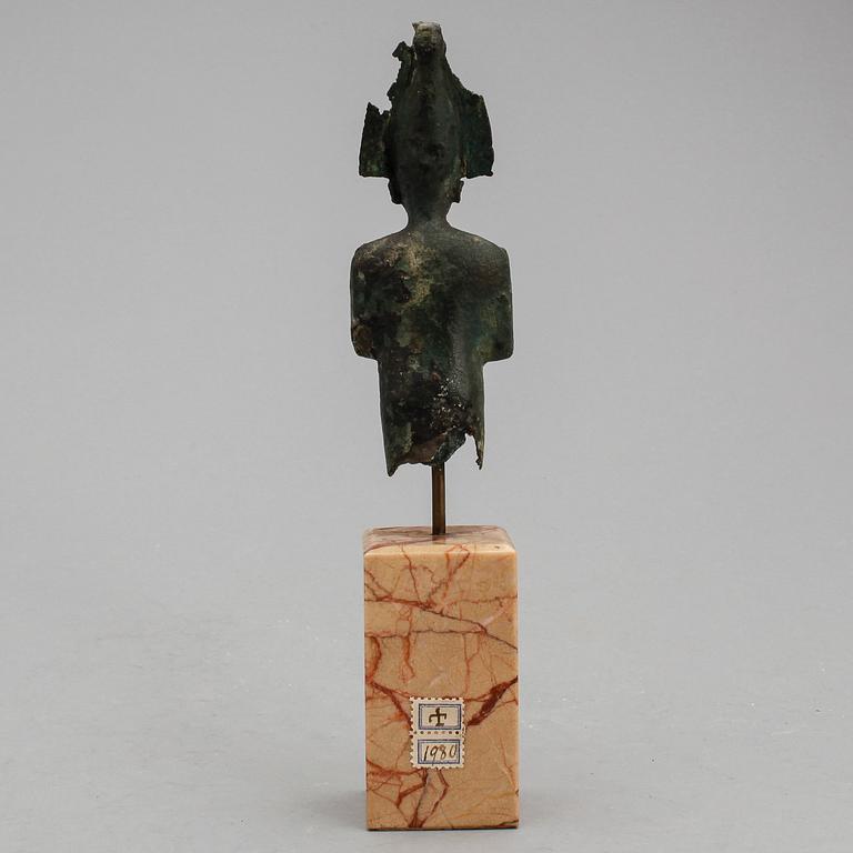 GUDOM, brons, Egypten, sannolikt sentid 664-331 f Kr.