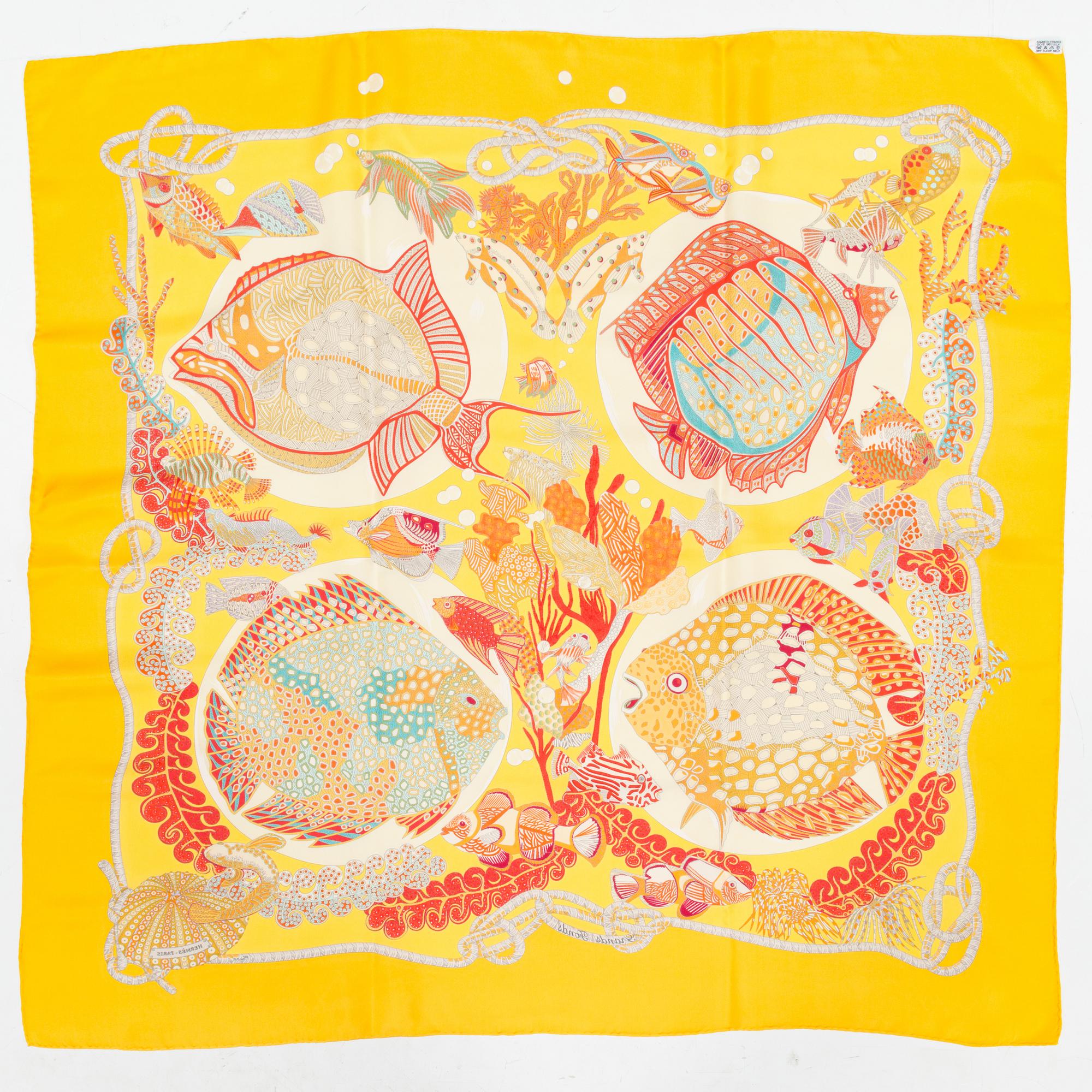 Hermès, A 'Grands Fonds' scarf.