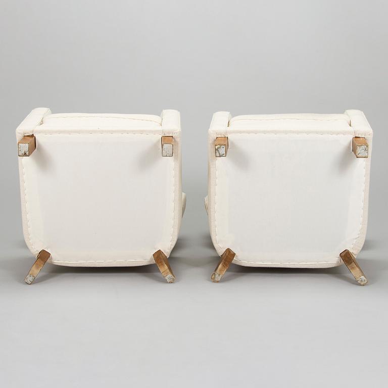 A pair of mid-20th century 'Mexico' armchairs for Paul Boman Ltd.