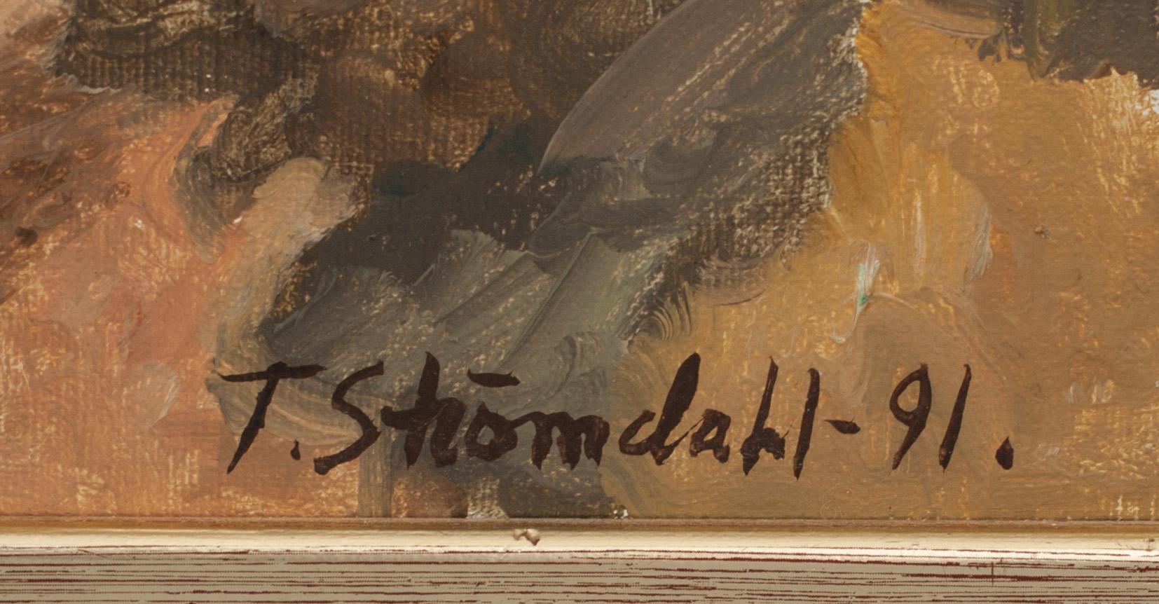 THOMAS STRÖMDAHL, olja på duk, signerad och daterad -91.
