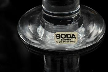 ÖLGLAS OCH SNAPSGLAS, 4+6. "Ruben" Boda design Signe Persson Melin.