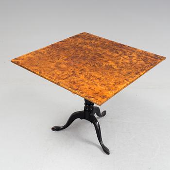 A 18th century folding table.